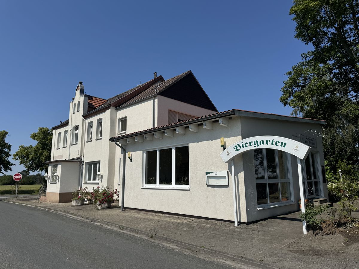 Landgasthof Lerche bei Hamm, Ansicht von der Straße